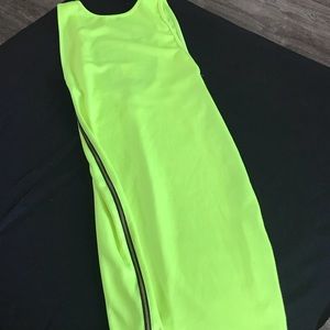 Neon Green Party dress